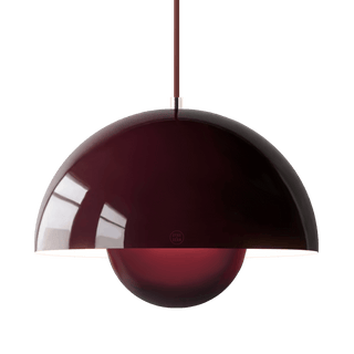 BLOOM POT PENDANT LAMP DARK PLUM - DYKE & DEAN