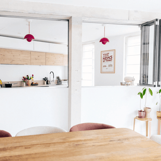 BLOOM POT PENDANT LAMP PINK - DYKE & DEAN