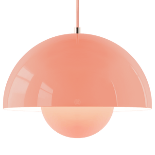 BLOOM POT PENDANT LAMP PINK LARGE - DYKE & DEAN
