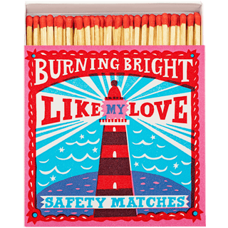 BURNING BRIGHT LUXURY SAFETY MATCHES - DYKE & DEAN