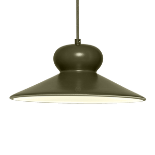 CERAMIC DOME PENDANT OVA SMALL - DYKE & DEAN