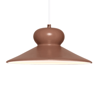 CERAMIC DOME PENDANT OVA SMALL - DYKE & DEAN