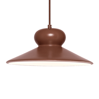 CERAMIC DOME PENDANT OVA SMALL - DYKE & DEAN