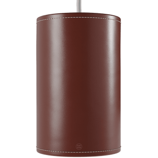 CUERO CYLINDER LEATHER PENDANT LIGHT OAK - DYKE & DEAN