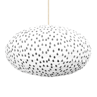 DOME LINEN LIGHT SHADE 60CM - DYKE & DEAN