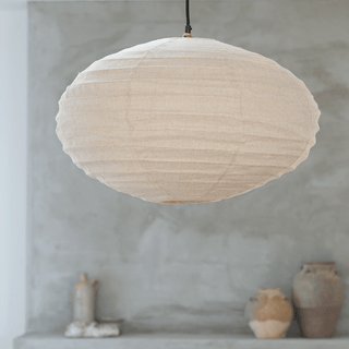 DOME LINEN LIGHT SHADE 60CM - DYKE & DEAN