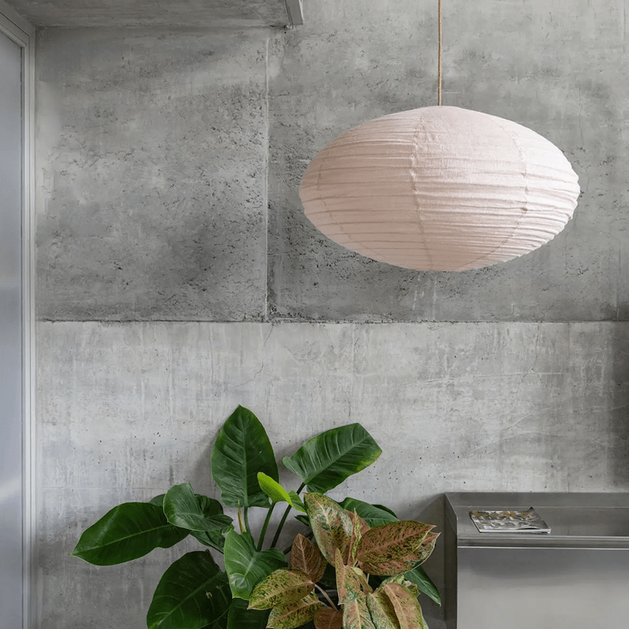 DOME LINEN LIGHT SHADE 60CM - DYKE & DEAN