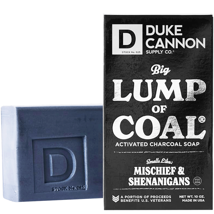 DUKE CANNON BIG ASS LUMP OF COAL SOAP - DYKE & DEAN