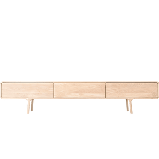 GAZZDA FAWN LOW SIDE BOARD OAK - DYKE & DEAN