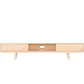 GAZZDA FAWN LOW SIDE BOARD OAK - DYKE & DEAN