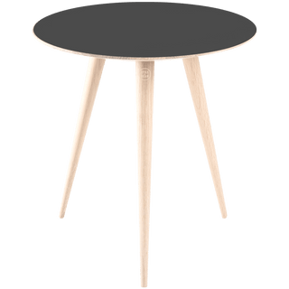 GAZZDA ROUND ARP TABLE WHITE OAK 45CM - DYKE & DEAN