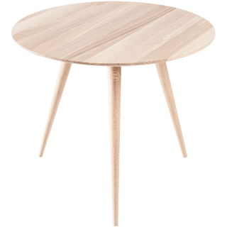 GAZZDA ROUND ARP TABLE WHITE OAK 55CM - DYKE & DEAN