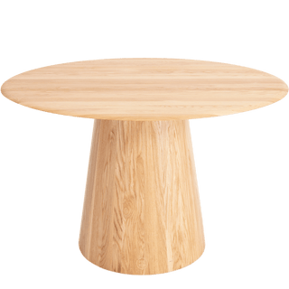 GAZZDA ROUND MUSHROOM DINING TABLE OAK - DYKE & DEAN