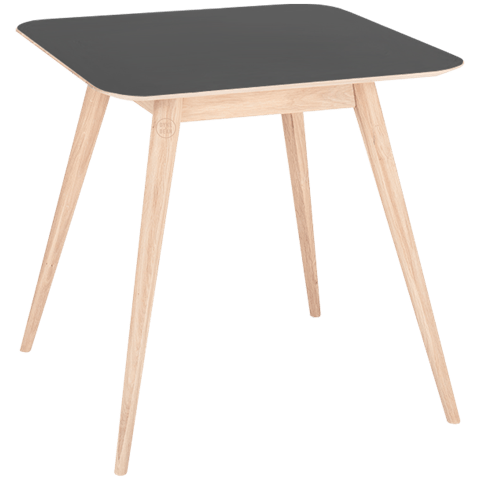 GAZZDA SQUARE STAFA TABLE NATURAL OAK 80CM - DYKE & DEAN