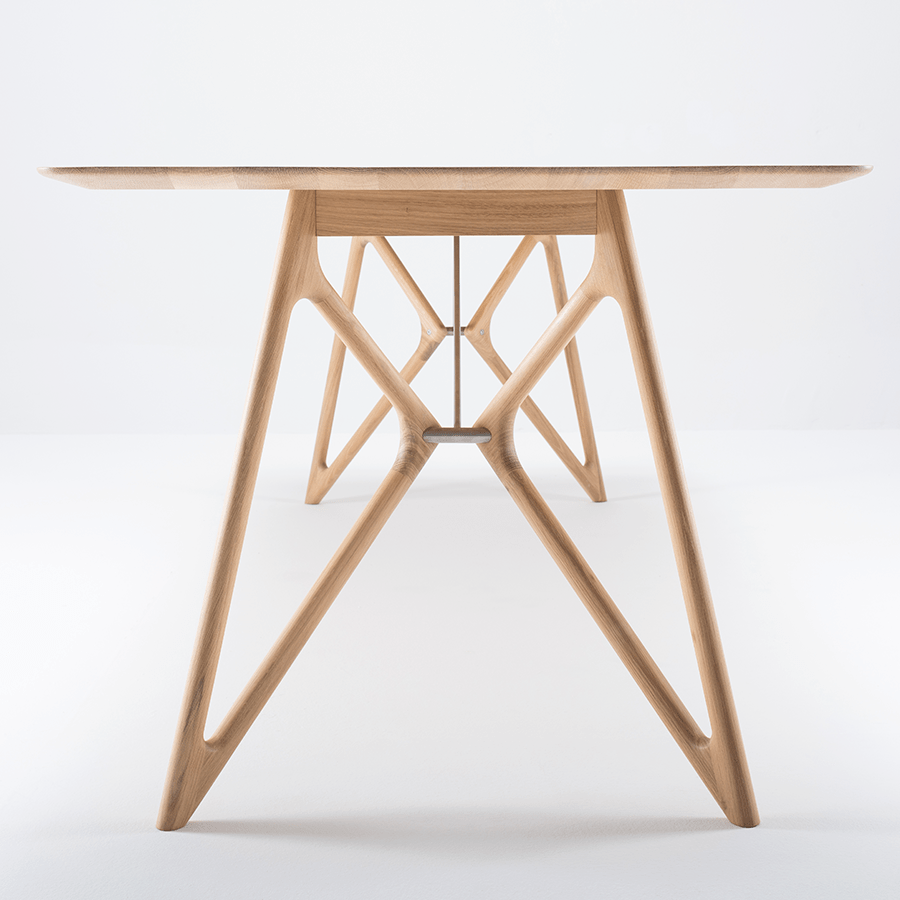 GAZZDA TINK DINING TABLE SMOKED OAK 180 x 90 - DYKE & DEAN