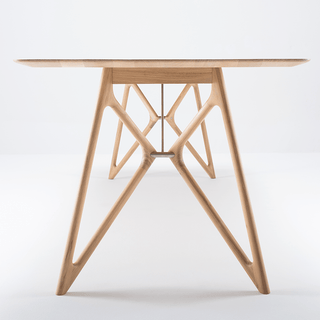 GAZZDA TINK DINING TABLE WHITE OAK 240 x 90 - DYKE & DEAN