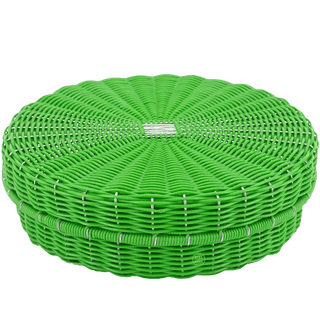MEXICAN GREEN TORTILLA BASKET - DYKE & DEAN