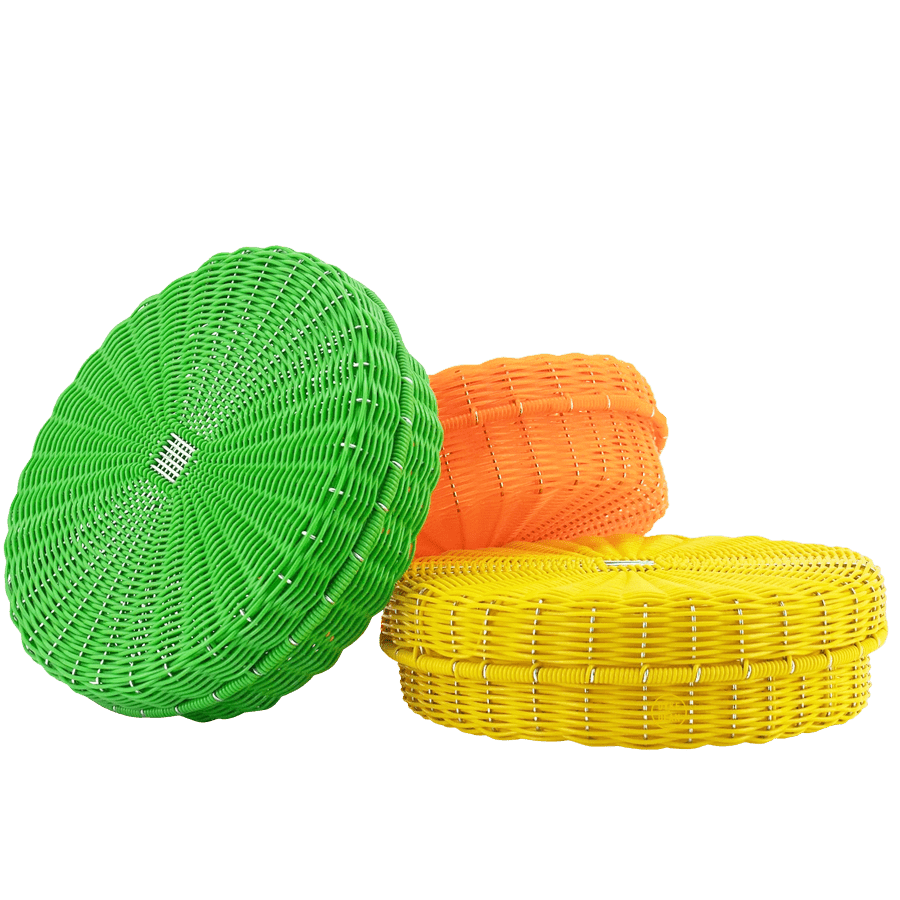 MEXICAN GREEN TORTILLA BASKET - DYKE & DEAN