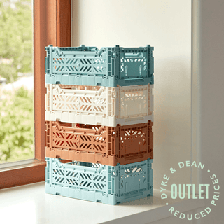 MIDI STACKING CRATE TILE RED OUTLET - DYKE & DEAN
