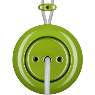 PORCELAIN KATY PATY COLONA ROUND SURFACE MOUNTED CABLE GLAND SOCKET GREEN - DYKE & DEAN
