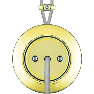 PORCELAIN KATY PATY COLONA ROUND SURFACE MOUNTED CABLE GLAND SOCKET LUCEDO - DYKE & DEAN