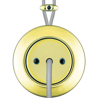 PORCELAIN KATY PATY COLONA ROUND SURFACE MOUNTED CABLE GLAND SOCKET LUCEDO - DYKE & DEAN
