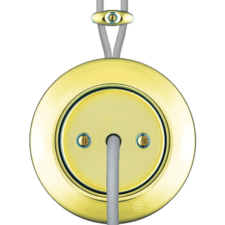 PORCELAIN KATY PATY COLONA ROUND SURFACE MOUNTED CABLE GLAND SOCKET LUCEDO - DYKE & DEAN