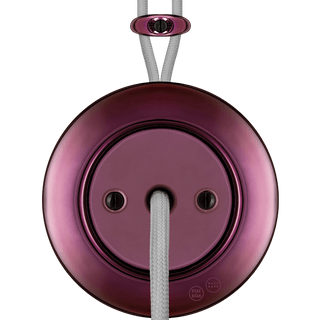PORCELAIN KATY PATY COLONA ROUND SURFACE MOUNTED CABLE GLAND SOCKET PURPLE - DYKE & DEAN