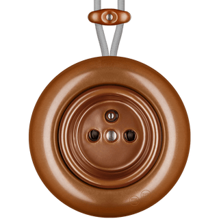 PORCELAIN KATY PATY COLONA ROUND SURFACE MOUNTED EURO SOCKET COPPER - DYKE & DEAN