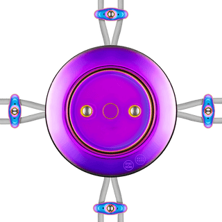 PORCELAIN KATY PATY COLONA ROUND SURFACE MOUNTED JUNCTION BOX VIOLEDO - DYKE & DEAN
