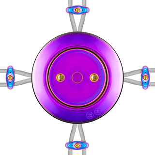 PORCELAIN KATY PATY COLONA ROUND SURFACE MOUNTED JUNCTION BOX VIOLEDO - DYKE & DEAN