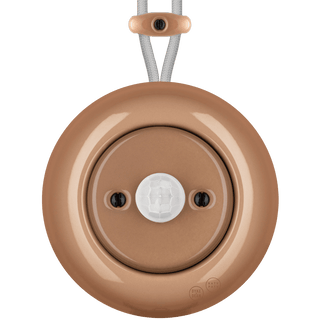 PORCELAIN KATY PATY COLONA ROUND SURFACE MOUNTED MOTION SENSOR DERMA - DYKE & DEAN