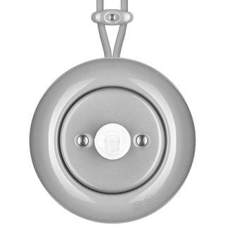 PORCELAIN KATY PATY COLONA ROUND SURFACE MOUNTED MOTION SENSOR GREY - DYKE & DEAN