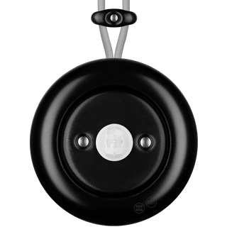 PORCELAIN KATY PATY COLONA ROUND SURFACE MOUNTED MOTION SENSOR MATTE BLACK - DYKE & DEAN
