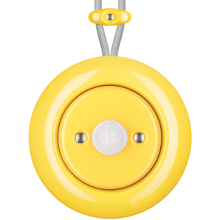 PORCELAIN KATY PATY COLONA ROUND SURFACE MOUNTED MOTION SENSOR YELLOW - DYKE & DEAN