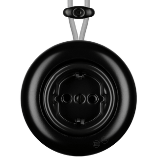 PORCELAIN KATY PATY COLONA ROUND SURFACE MOUNTED SCHUKO SOCKET MATTE BLACK - DYKE & DEAN
