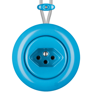 PORCELAIN KATY PATY COLONA ROUND SURFACE MOUNTED SWISS SOCKET AZURE - DYKE & DEAN