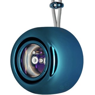 PORCELAIN ROUND SURFACE MOUNTED EURO SOCKET DARK BLUE - DYKE & DEAN