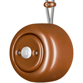 PORCELAIN ROUND SURFACE MOUNTED MOTION SENSOR COPPER - DYKE & DEAN