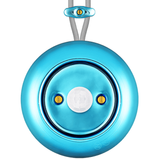 PORCELAIN ROUND SURFACE MOUNTED MOTION SENSOR SKY BLUE - DYKE & DEAN