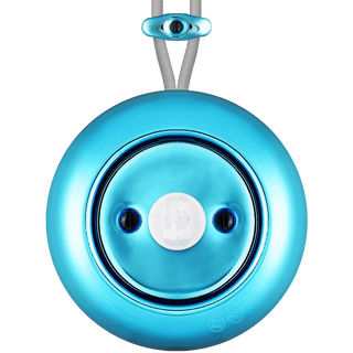 PORCELAIN ROUND SURFACE MOUNTED MOTION SENSOR SKY BLUE - DYKE & DEAN