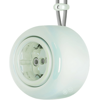 PORCELAIN ROUND SURFACE MOUNTED SCHUKO SOCKET CONCHA - DYKE & DEAN