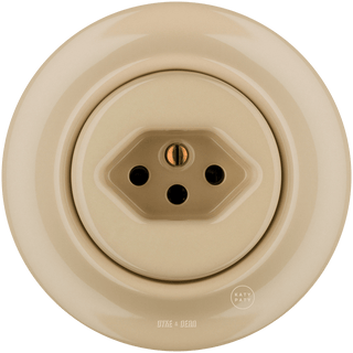 PORCELAIN WALL MOUNTED SWISS SOCKET SAND - DYKE & DEAN