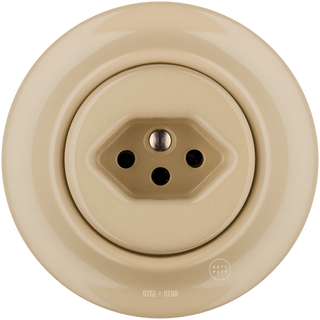 PORCELAIN WALL MOUNTED SWISS SOCKET SAND - DYKE & DEAN