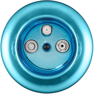 PORCELAIN WALL SOCKET SKY BLUE TV ANTENNA - DYKE & DEAN