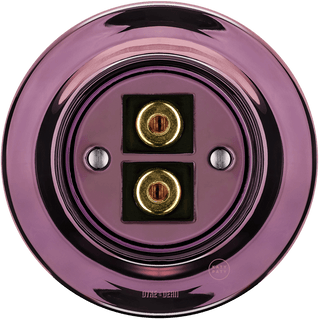 PORCELAIN WALL SPEAKER SOCKET PURPLE - DYKE & DEAN