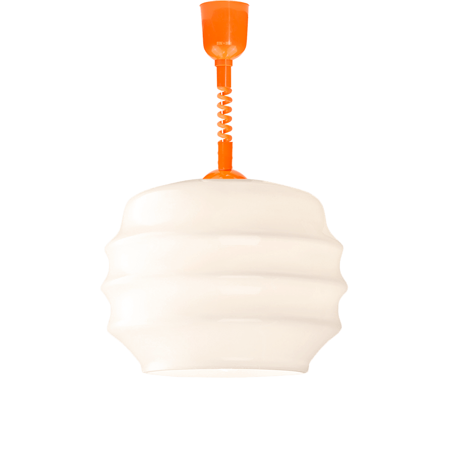 RIPPLE OPALINE RETRACTABLE CORD LIGHT LARGE - DYKE & DEAN