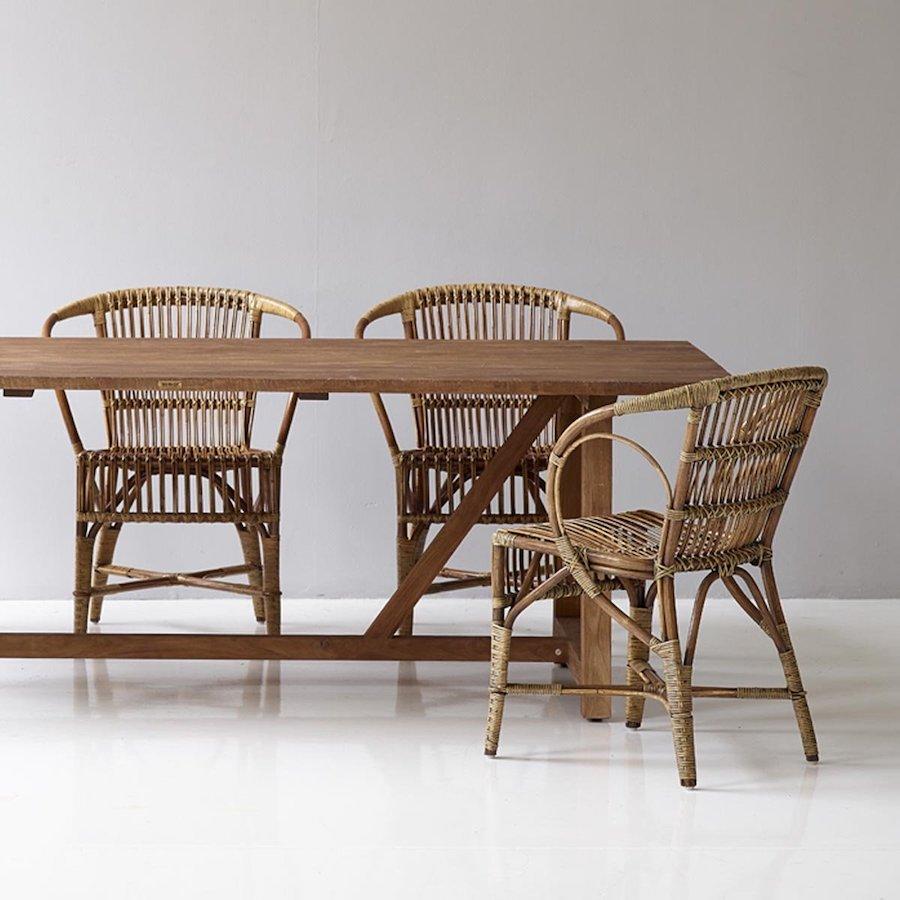 ROBERT CHAIR RATTAN - DYKE & DEAN