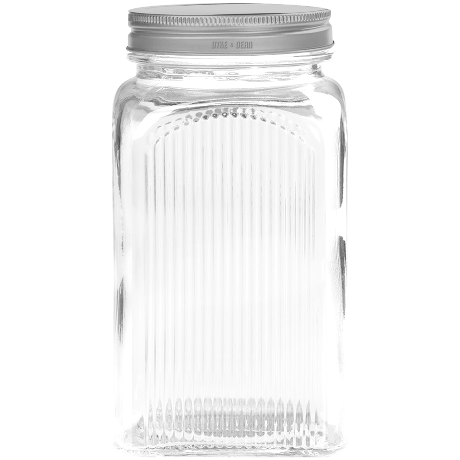 SCREW TOP STORAGE JAR - DYKE & DEAN