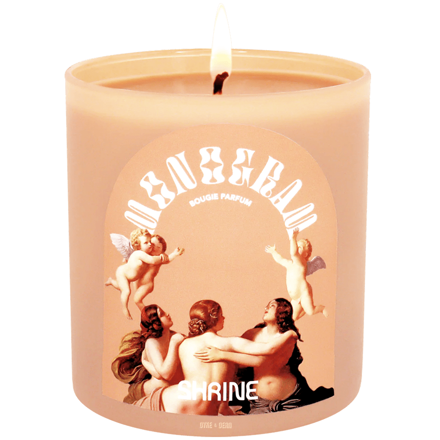 SHRINE MONOGRAM CANDLE - DYKE & DEAN